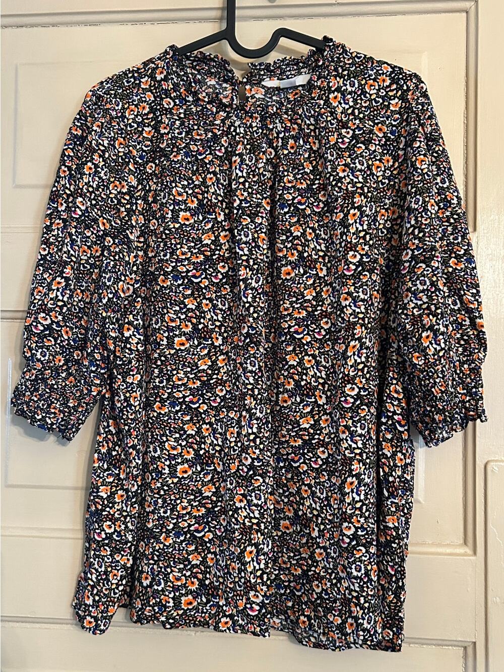 Boden Eden Bloom Smocked Top Size 20/22